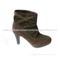 Women's Dress Boots with Fake Suede Upper, Classic Autumn and Winter Design, Elegant, Nice